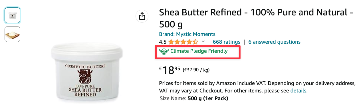 Increasing Sales With The Amazon Climate Pledge Friendly Badge