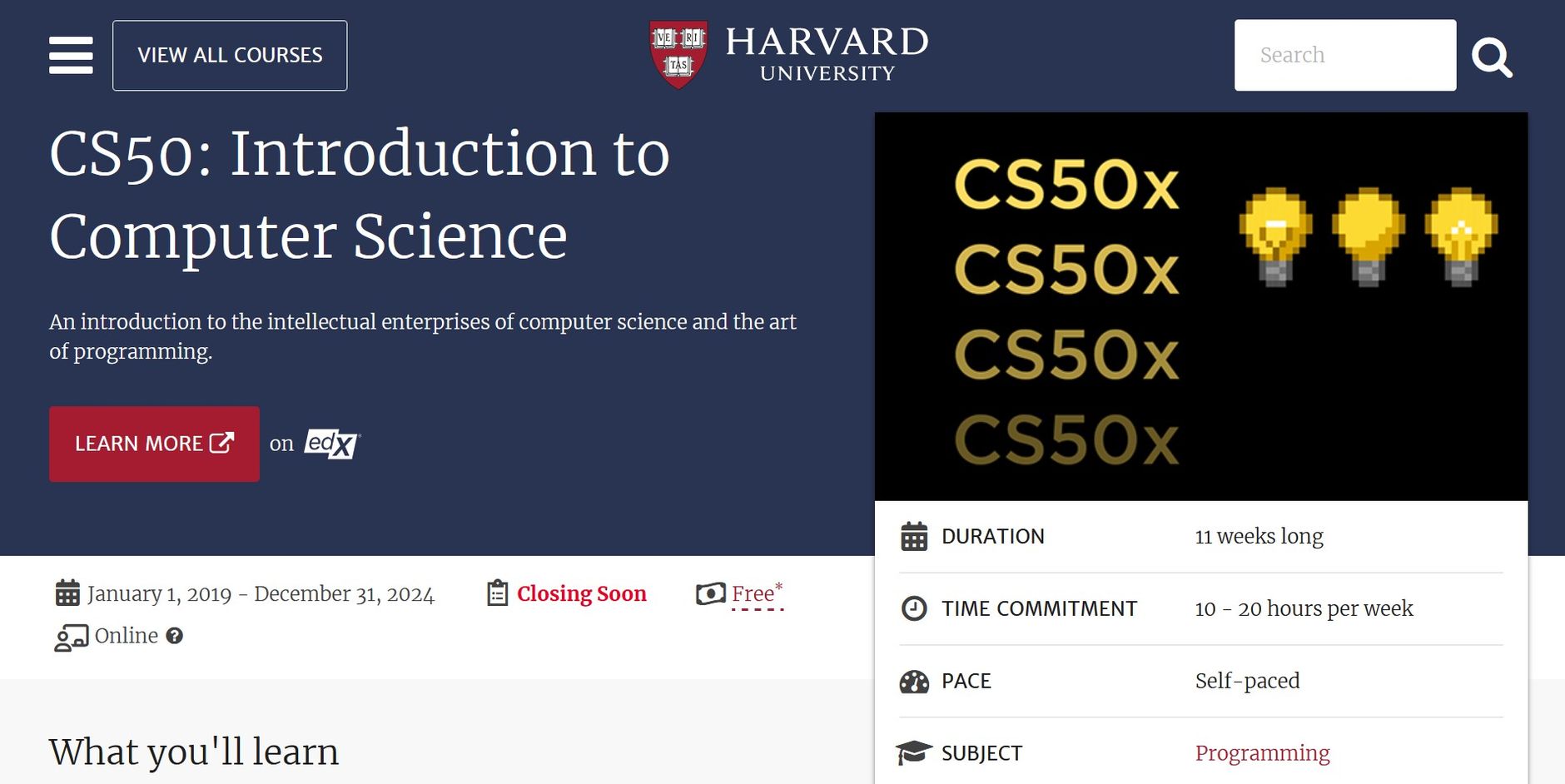 CS50's Introduction to Artificial Intelligence with Python (Harvard)