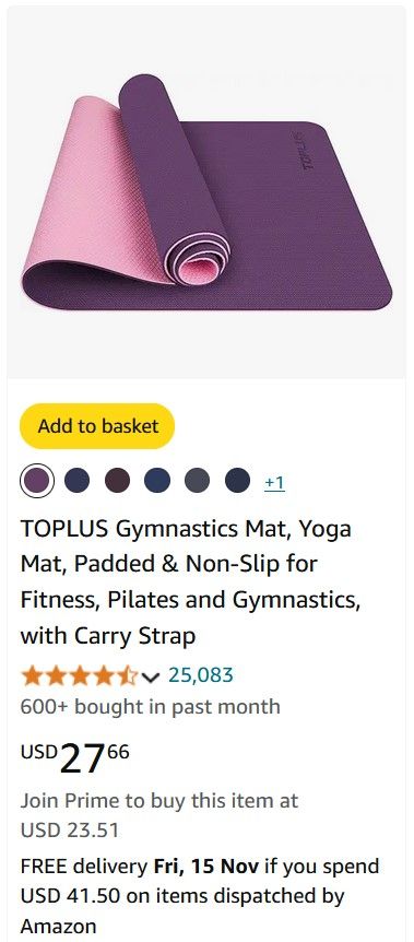 Example of a product title with many keywords lined up