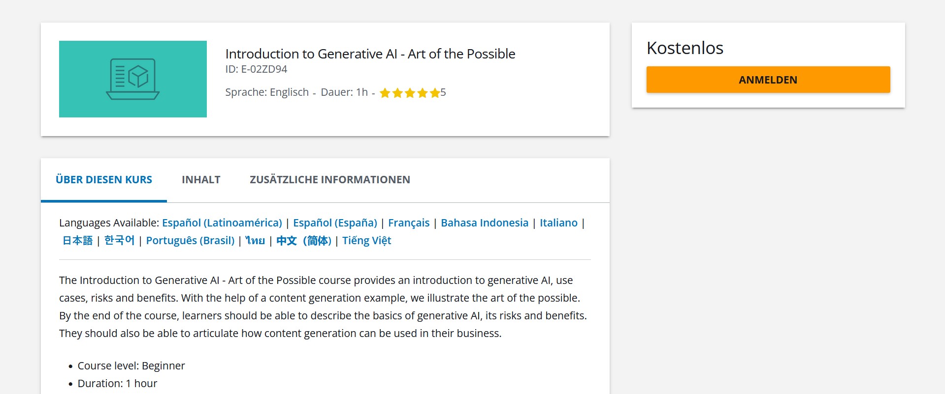 AWS Generative AI Kurs - GPT und DALL-E verstehen in 1 Stunde